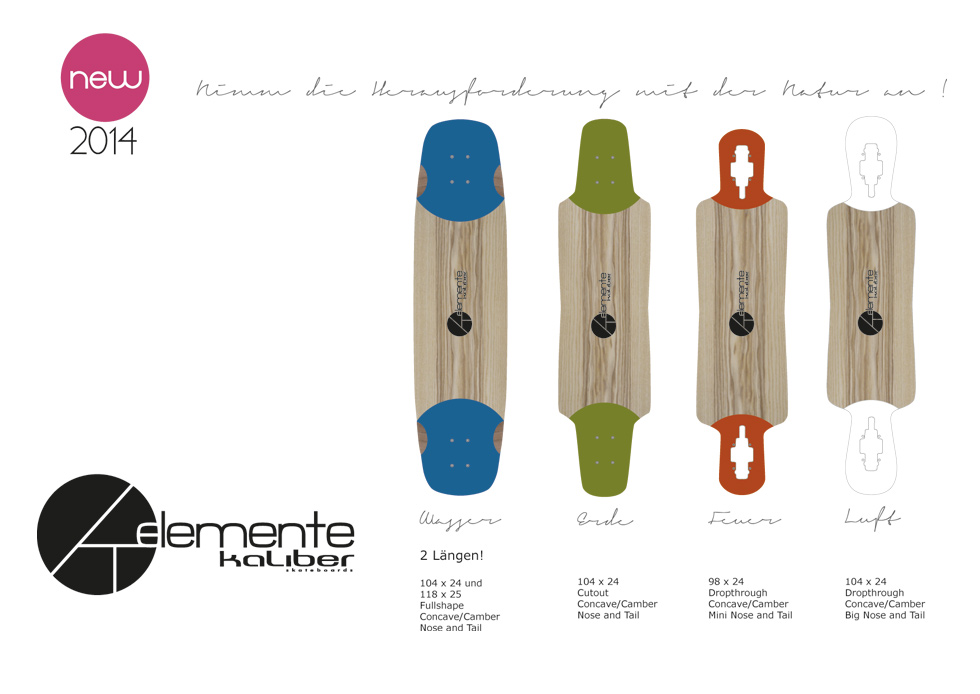 kaliber skateboards - 4 Elemente 2014